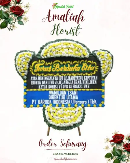 Papan Bunga Duka Hadiwarno
